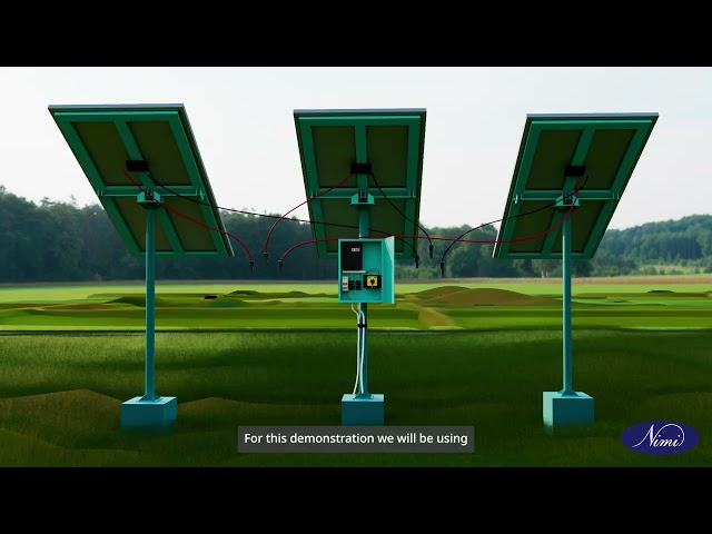 Install and commission a solar water pump