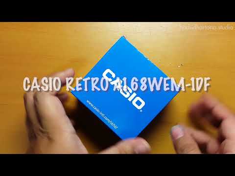 Unboxing : CASIO RETRO A168WEM-1DF (4K)