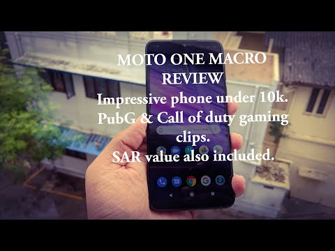 Moto one macro review : Impressive phone under 10k.PubG & call of duty clips & SAR value included.