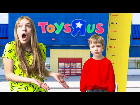 Arthur’s height check to enter toy store adventure