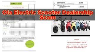 Ola Electric Scooter Dealership Scam