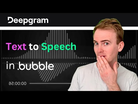 Deepgram Text to Speech MADE EASY with Bubble API Connector! thumbnail