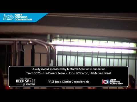 Quality Award - ISR District Championship 2019