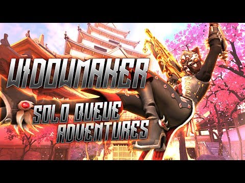 WIDOWMAKER SOLO QUEUE ADVENTURES!! - Widowmaker CARRYING the team!