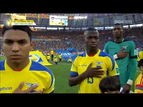 Anthem of Ecuador vs France (FIFA World Cup 2014)