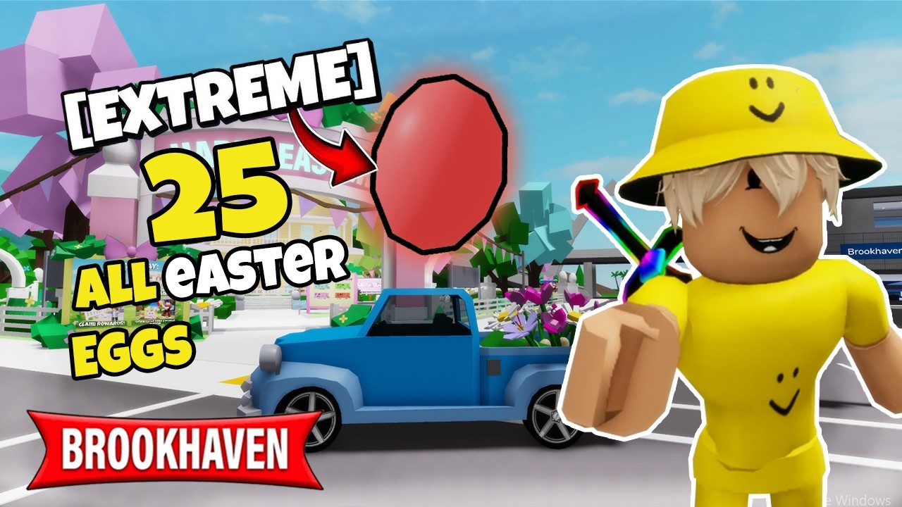 ALL Extreme Egg Locations in Brookhaven 🐣 (Easter Update Guide!)