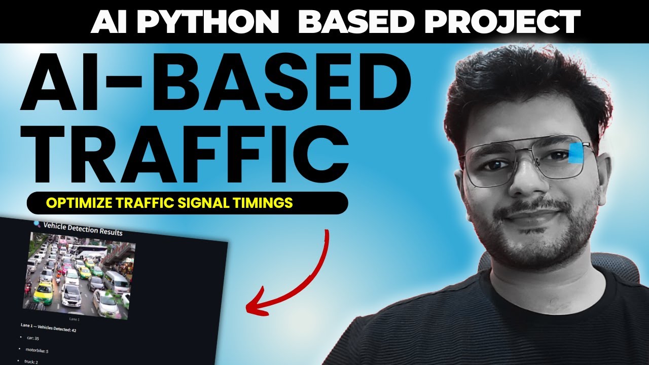 🚦AI-Based Traffic Management System   || Dynamic Signal Timing ||