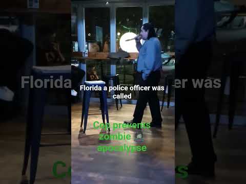 cops prevents zombie 🧟‍♂️ apocalypse #standupcomedy #comedy #jokes #cops #zombie #zombieapocalypse