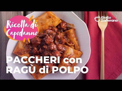 PACCHERI con RAGÙ di POLPO - RICETTA PERFETTA🐙✨