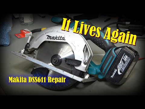 How I fixed this Makita DSS611 Circular Saw #0126