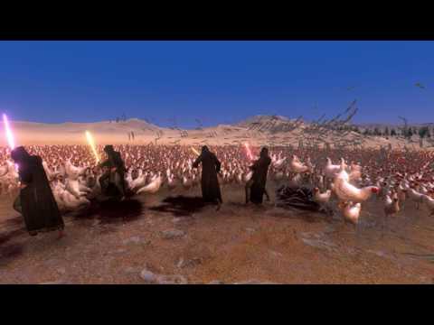 20 Jedi vs 20,000 Chickens - (Ultimate Epic Battle Simulator)