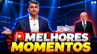 🔴MELHORES MOMENTOS DO DEBATE NA BAND ENTRE LULA E FLÁVIO BOLSONARO 😱🔥