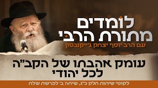 לומדים מתורת הרבי - לקראת יום ההילולא השלושים • שיעור 1 | פרשת שלח (הרב יוסף יצחק ג'ייקובסון) - התמונה מוצגת ישירות מתוך אתר האינטרנט יוטיוב. זכויות היוצרים בתמונה שייכות ליוצרה. קישור קרדיט למקור התוכן נמצא בתוך דף הסרטון