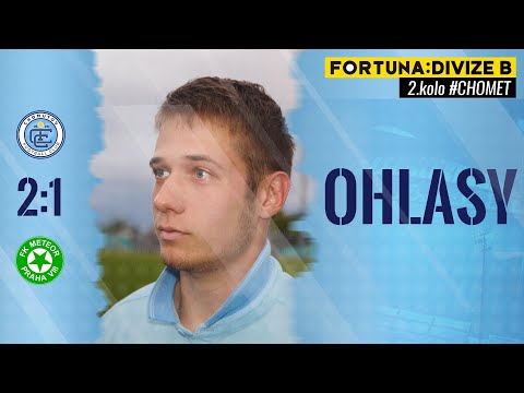 OHLASY 2.kolo Fortuna Divize B: FC Chomutov - FK Meteor PRAHA VIII 2:1