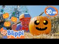 Blippi S Wild Pumpkin Halloween Rollercoaster Ride Halloween Fun Learning For Kids