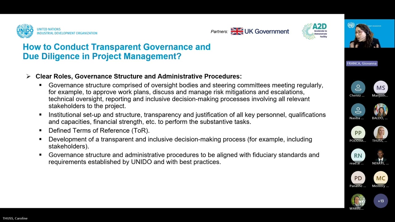 A2D webinar series: high quality project management of good quality demonstration projects