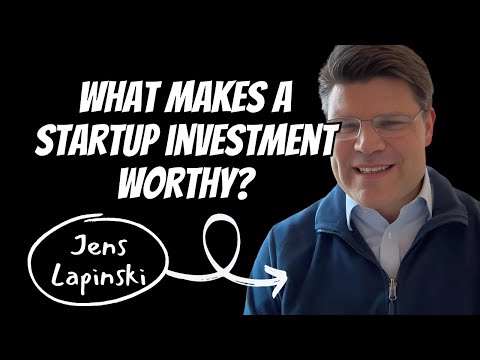 Exclusive First Look at Angel Investing, Jens Lapinski - YouTube