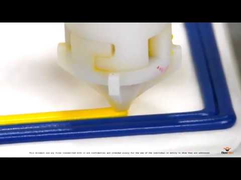 1/4 Sheet Cake: 3-Line Birthday Cake Design