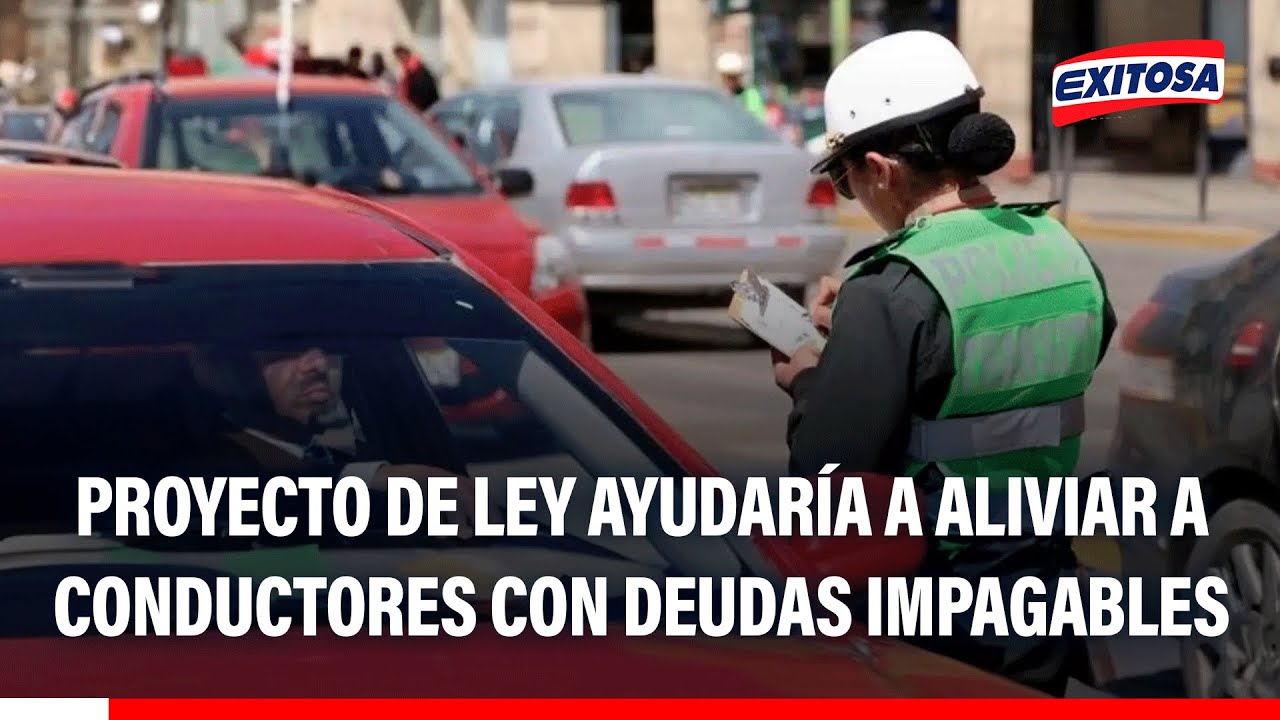 🔴🔵 Proyecto de ley ayudaría a aliviar a conductores con deudas de tránsito impagables
