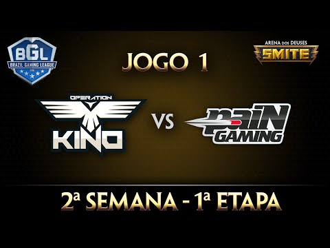 Kino X paiN (Semana 2 - Jogo 1) Smite BGL 2016 - 1ª Etapa