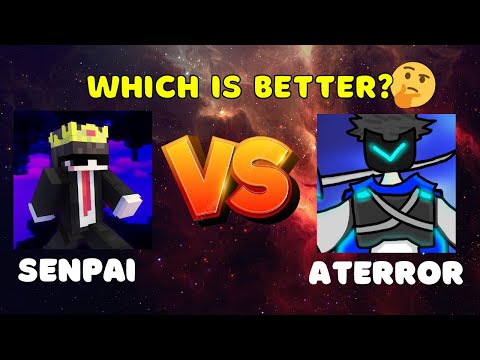 @aTerroRR VS @SenpaiSpider  Whose texture pack is the BEST?