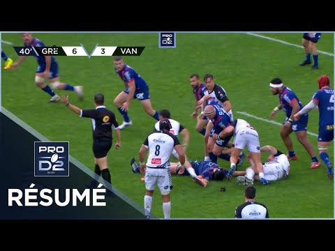 PRO D2 - Résumé FC Grenoble Rugby-RC Vannes: 13-6 - J28 - Saison 2020/2021