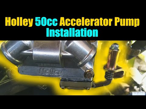 Holley 50cc Accelerator Pump Installation And Explanation | Holley Carburetor Secrets |