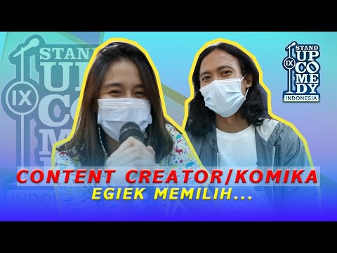 Content Creator atau Komika, Egik Emka LEBIH PILIH... [BEHIND THE SCENE]