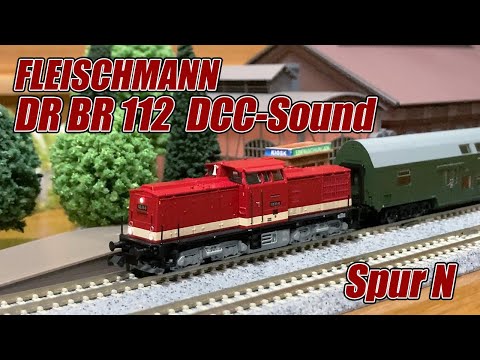 FLEISCHMANN 7370006 DR BR 112 (ex.V100) DCC-Sound Spur N/N gauge /Nゲージ