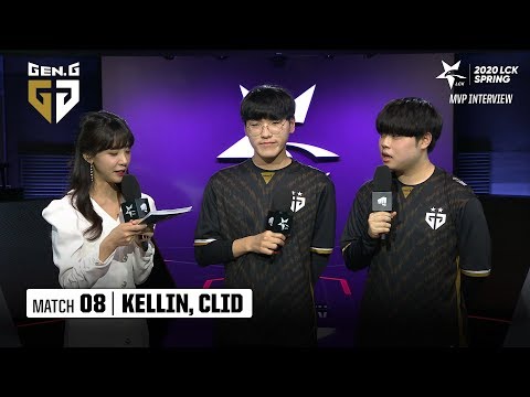 Interview with Kellin, Clid | GEN vs GRF 02.08 | 2020 LCK Spring