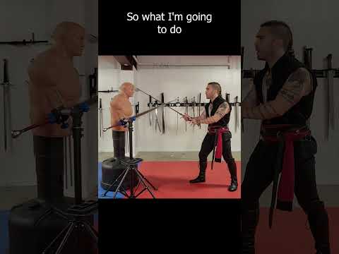 Simple & Effects Sword Technique! Zucken: German Longsword! #shorts #sword