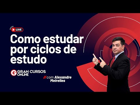 Como estudar por ciclos de estudo com Alexandre Meirelles