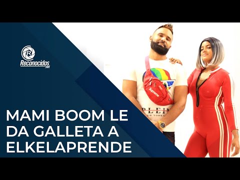 LA MAMI BOOM LE LE DA GALLETA A ELKELAPRENDE Y ABANDONA LA ENTREVISTA