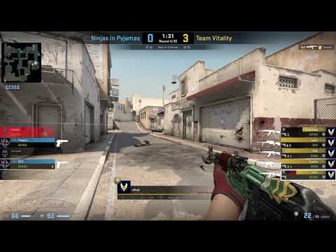 CS:GO POV Demo Vitality Shox (26/11) vs NiP (de_dust2)
