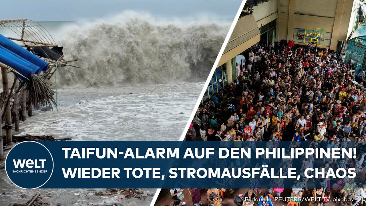 PHILIPPINEN: Super-Taifun "Fung-Wong" zerstört alles! Über eine Million Menschen fliehen!