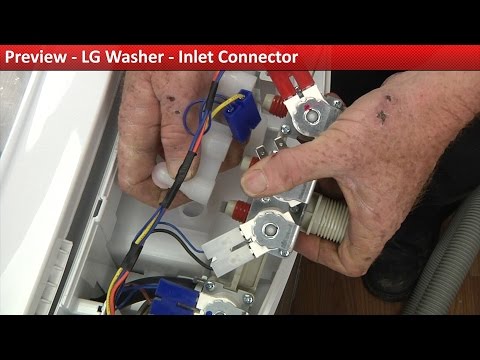 LG Washer - Water Leaking From Connector - Inlet Connector Repair