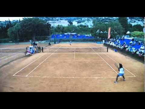 Demi-finale ITF Beaulieu 2015 Junior W (7/7) - Andreescu (CAN) - Andrianjafitrimo (FRA) 6/4 6/7 6/4