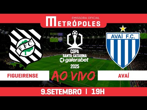 COPA SANTA CATARINA AO VIVO E COM IMAGENS - FIGUEIRENSE x AVAÍ - 09/09/25