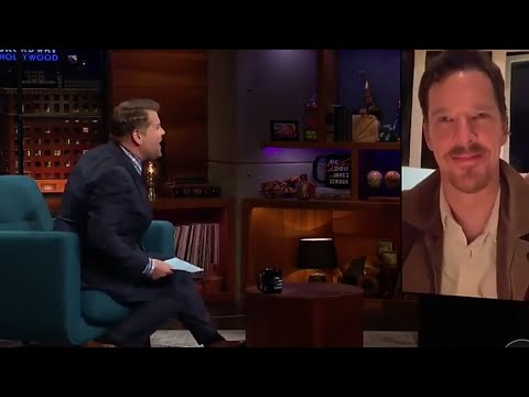 Benedict Cumberbatch being provocative on James Corden show