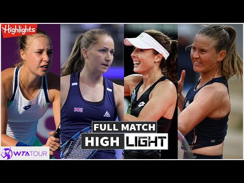 Anna Blinkova & Olivia Nicholls vs Alize Cornet & Fiona Ferro Highlights - WTA Rouen Open 2024
