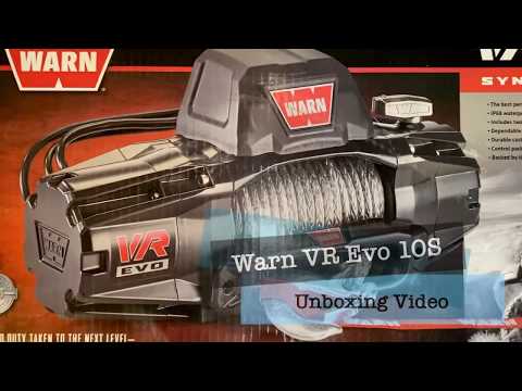 New Warn VR EVO 10S Winch Unboxing