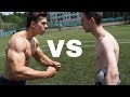 BODYBUILDER VS LAUCH | Fußball Challenge