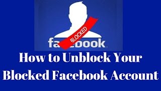 New Updated: How to Unblock My Facebook Account || How to Recover My Facebook Account