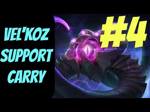 How to Carry as Vel'Koz #4 -- Only Support to Diamond Series -- League of Legends