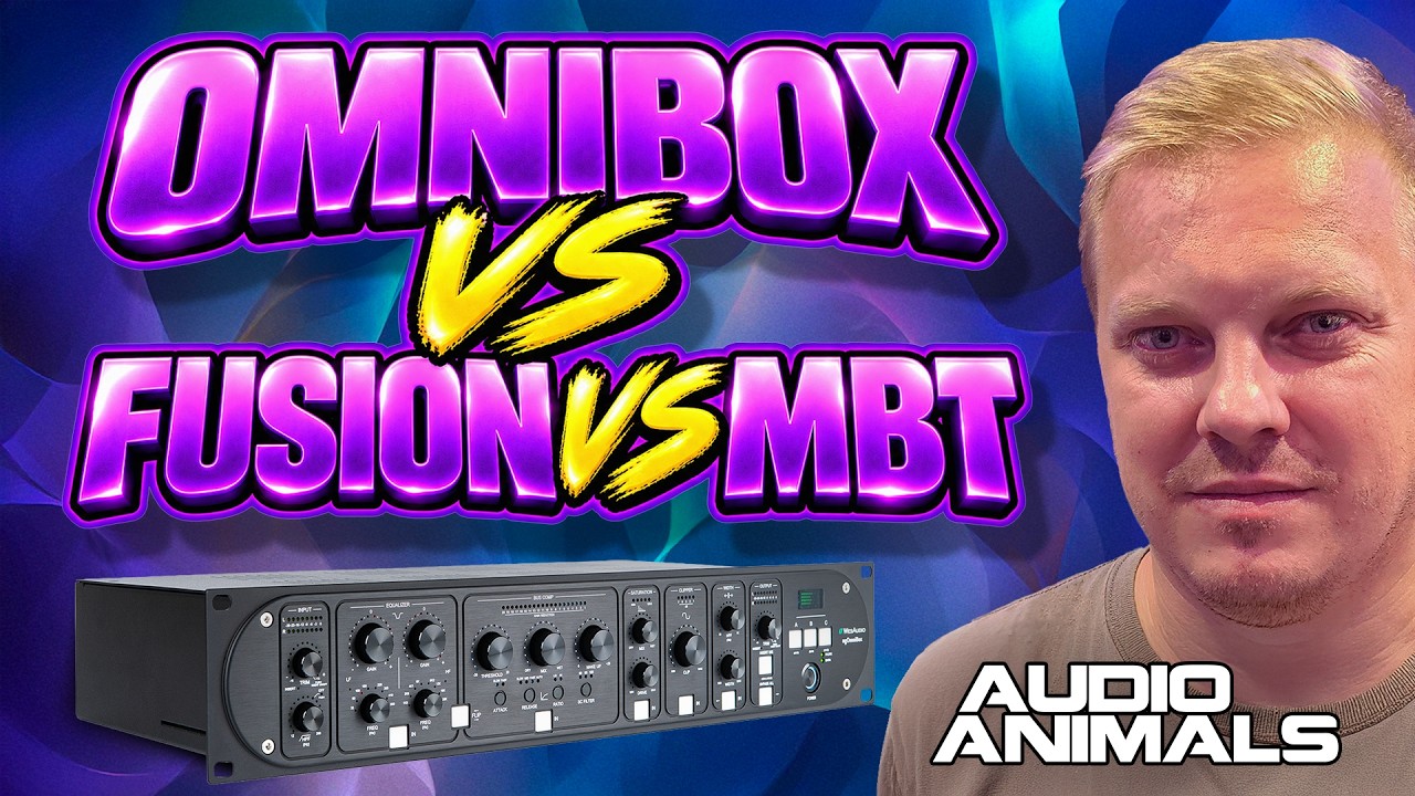 Audio Animals: SSL Fusion vs Rupert Neve MBT vs Wes Audio NG OmniBox
