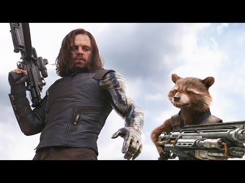 I'll Get That Arm - Rocket and Bucky Team Up Scene - Avengers: Infinity War (2018)