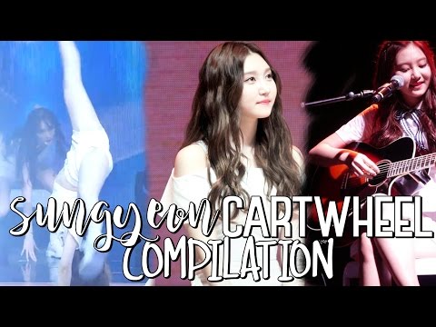 PRISTIN Bae Sungyeon/Shannon Cartwheel Compilation