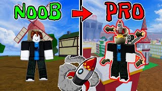 BEST TIPS on how to LEVEL UP FAST in First Sea using ROCKET FRUIT in BLOX FRUITS 2024 | LVL 1 to 700