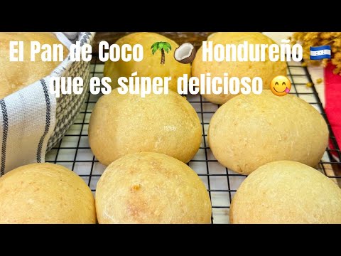 👉🏼Asi se hace el Pan de Coco con Queso Hondureńo 🇭🇳 que Enamora ✨