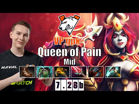 Queen of Pain Mid | VP.gpk~ | THE BEST MIDLANE HERO | 7.28b Gameplay Highlights